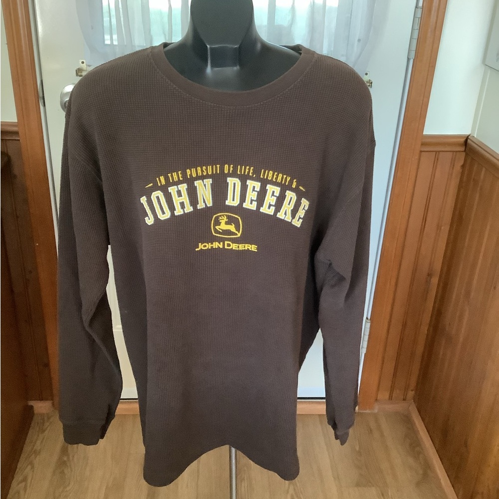 John Deere Waffle Shirt